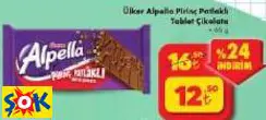 ÜLKER ALPELLA PİRİNÇ PATLAKLI TABLET ÇİKOLATA